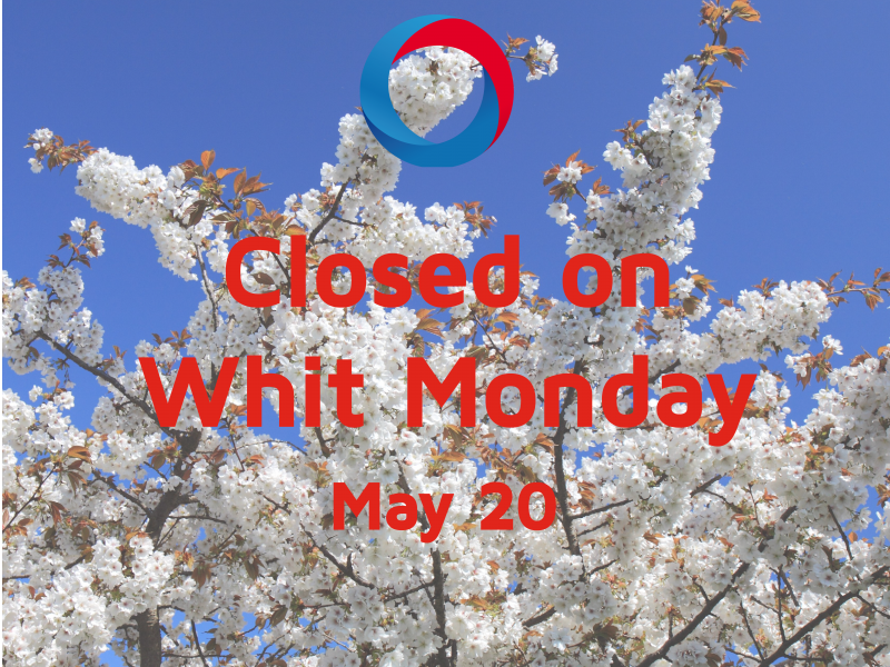 Notice: Whit Monday